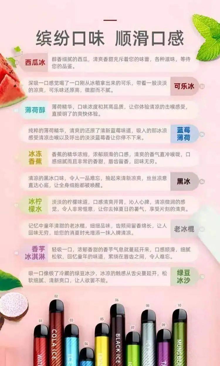 ANcc小彩条电子烟丨从一次性到换弹式，给你不一样的惊喜